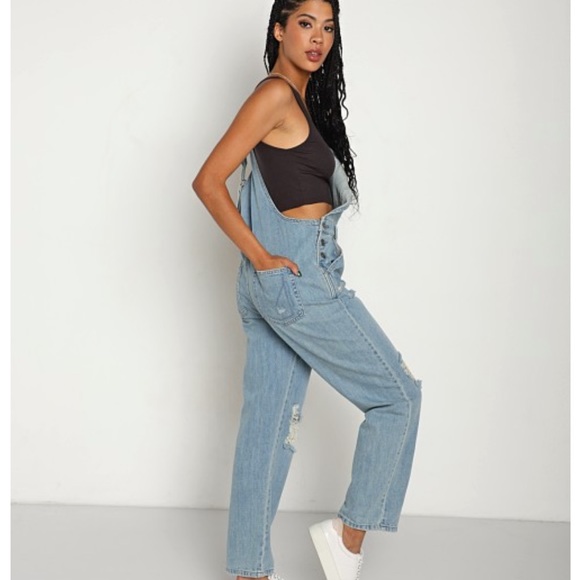 Show Me Your Mumu Oakland Overalls Vintage Indigo. New with tags. Size Small. - Picture 4 of 15